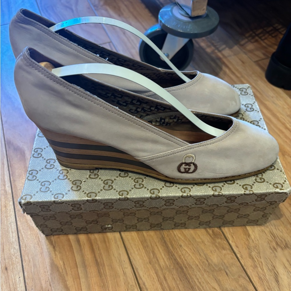 Gucci vintage espadrilles w/ original box